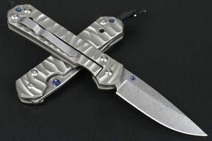 Spektakl Oferta Kieszonkowa Składana Kniówka D2 Kamień Myjnia Drop Point Blade TC4 Titanium Stopu Uchwyt Na Zewnątrz Camping Turystyka EDC Noże Taktyczne Z Detalicznym Box