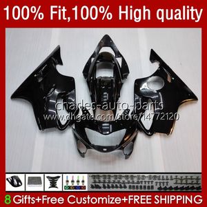 Injection mold Fairings For HONDA CBR 600 F4i FS CC F4 i 600F4i CBR600 F4i Glossy Black 04 05 06 07 55No.73 CBR600F4i 600CC 2004 2005 2006 2007 CBR600FS 04-07 OEM Body Kit