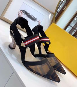 Moda feminina sandália deslizante de borracha plataforma de luxo sandálias chinelos sapatos femininos sexy senhora meninas festa marca chinelo designer geléia salto alto para mulheres