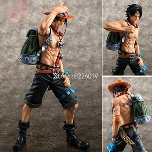 23 cm un pezzo anime figura un pezzo neo-dx Portgas D. Ace 10th limitato action figure asso figura da collezione giocattoli per bambola modello x0526