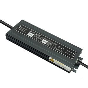 أدى سائق محول الطاقة محول الطاقة AC110-260V إلى DC12V / 24V 100W للماء الإلكترونية في الهواء الطلق IP67 الصمام قطاع مصباح