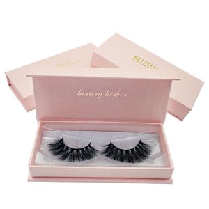 100% Eyelashes Mink 3D Falso Cílios Volume Soft Thess Eyelash Estendendo Ferramenta de Maquiagem Lash com Caixa