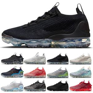 Fly Knit 2021 FK Buty do biegania Męskie damskie trampki sportowe ciemnoszare All Black White Różowy Kamień Blue Pure Platinum Team Red Light Dew Treners