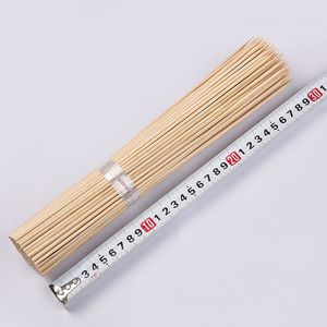 Suprimentos de cozinha Skewer BBQ Forks 500 pcs Bambu Paddle Skewers Barbecue Cocktail Sticks para Barbeque Kebabs Cocktails Buffets Festa 30cm Artigos descartáveis ​​HB