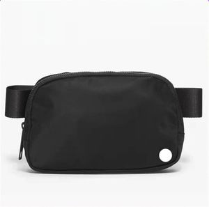 Utomhusväskor Kvinnor Män midja Bag Gym Elastic Justerbar rem Zipper Fanny Pack