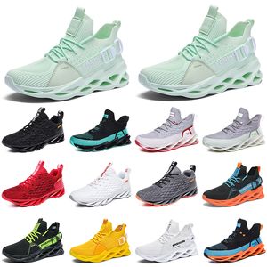 Mode Högkvalitativa män Running Skor Andningsbar Trainer Wolf Grays Tour Yellow Tripples Whites Khakis Green Light Brown Bronze Mens Outdoor Sport Sneakers