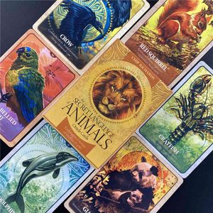 Секретный язык животных Oracle Card Tarot Card Carding Dagining Tows Развлечения Вечерняя игра Настольная игра Love Eylh