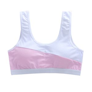 Wholesale Girls bra development period buckle cotton no steel ring vest vest bra student sports underwear training bras for girls 1031 Y2