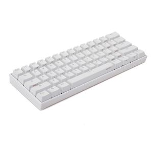 ANNE Pro2 Mini Portable Wireless bluetooth 60% Mechanical Keyboard Red Blue Brown Switch Gaming Detachable Cable 210610