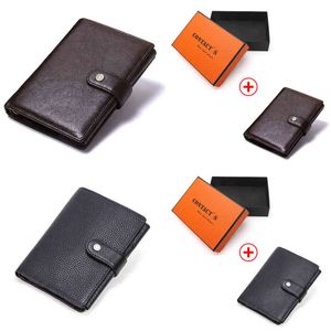Nxy Wallet Contact s Top-Qualität aus echtem Rindsleder für Herren, Haspe-Design, kurze Geldbörse mit Passfotohalter für männliche Clutch 0214