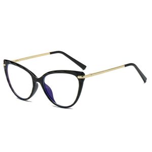 أزياء النظارات الشمسية إطارات لطيف القط العين النظارات النساء TR90 النظارات الإناث النظارات قصر النظر الإطار البصري