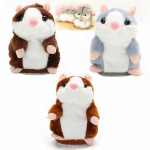 Wholesale pet hamster toys for sale - Group buy Cheeky Hamster Repeats What You Say Electronic Pet Talking Plush Toy Cute Gift Talking Hamster Repeats Hamster Q0727