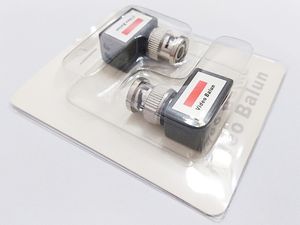 Hochwertiger UTP-Adapter, 90 Grad abgewinkelter Kamera-CCTV-BNC-Video-Balun-Transceiver-Anschluss/10 PAARE