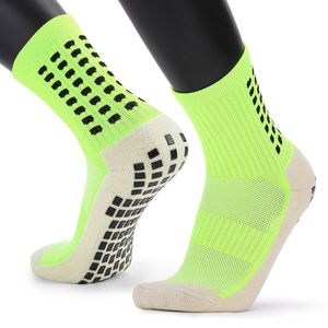 Anti Slip Football Socks Athletic Long Socks Absorberande sportgreppstrumpor för basketfotbollsvolleyboll som kör DHL 54TF