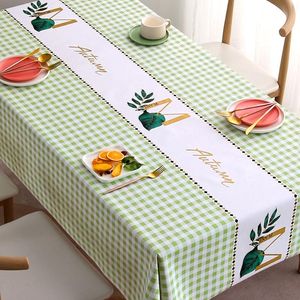 Table Cloth Modern Nordic Printing Rectangular Tablecloth For Party Decoration Waterproof Anti-stain Coffee Cover