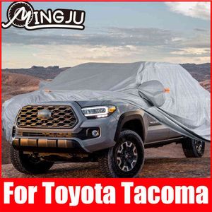 Exterior Pickup trucks Car Cover Outdoor Protection Full Covers Snow Sunshade Waterproof Dustproof for Toyota Tacoma Accessories W220303