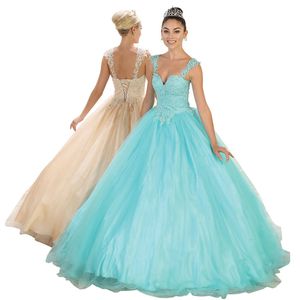 Fengyudress с открытыми плечами, трапециевидные платья Quinceanera, кружевные аппликации, без рукавов, милые 16 платья для выпускного вечера 328 328