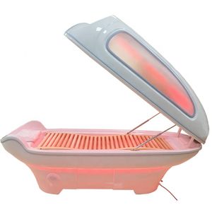 Infrared Steam Sauna Spa Capsule with LED Light Therapy for Skin Rejuvenation