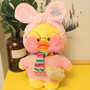 Wholesale ducks toy for sale - Group buy Party Favor cm Korean Cute Cartoon Wearing Plush Little Yellow Duck Soft Kawaii Doll Ducks Toys For Birthday Gifts