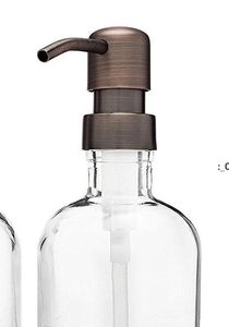 28/400 SOAP Dispenser Черная Медь Латунь Бронзовый ржавщик Доставка 304 жидкий насос из нержавеющей стали для кухни Ванная банка не включена RRE10467