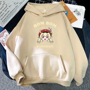 Populära spel Genshin Impact Hoodies Funny Cartoon Manga Kawaii Klee Graphic Streetwear Men Winter Fashion Långärmad Sweatshirt Y0901