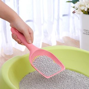 Пластиковый кошка Scoop Scoop Pet Care Care Sand Chating Scooter Shovel Полый чистящий инструмент Полотый стиль Легкий прочный прочный в чистоте BBE13407