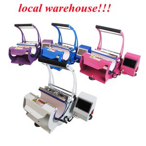 local Warehouse!!Tumbler Press Sublimation Printing Heat Press Machine Easy Digital Press Transfer for 20oz 30oz Skinny straight tumblers