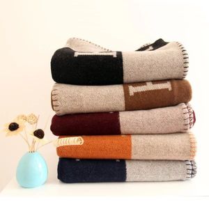 TOP Thick Wool Blanket - 6 Colors, Big Size, Gift-Ready with Tag & Dust Bag for Home Sofa. Best Quality, High Demand in Beige, Orange, Black, Red, Gray, and Navy.