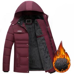 Style Thick Warm Winter Parka Men Fleece Hooded Men Jacket Coat Military Cargo Jackets Mens Overcoat Streetwear Male Jac