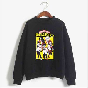 Hoodie Sweatshirt My Hero Academia Bakugou Katsuki Izuku Midoriya Print Cosplay Kostym Anime Kvinnor / Män Top H1227
