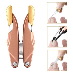 Ancle Tail Clippers 3 in 1 Profesyonel Taşınabilir Paslanmaz Çelik Fold Toenail Nippers Kalın ve Intownow Toenails - # 1