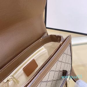 Женщины Luxurys Designers Messenger Wallet Кожаные точечные сумки на плечо Тендерное плед Тартан 2021 Конверт сцепления