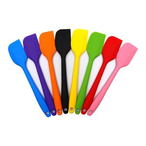 Spatola per crema al silicone Pala Raschietto per burro Cucina Cazzuola per torta Resistente al calore Cucchiaio per glassa Miscelazione Utensili per cottura DH9485