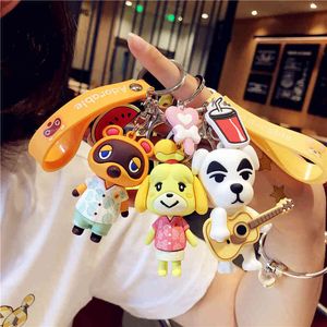 Keychains Car key ring doll Tom nook, his pet intersection, Korean men and women in love, pendant, lovely gadget switch