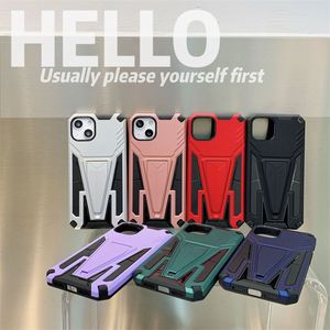 Shockproof Hybrid Kickstand Cases for s23 s23u s22 S21 FE A32 A02 M02 A52 A72 A02s A12 A42 Cover Metal Bracket case 15 14 plus 12 11 13