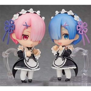 10CM Re:Life In A Different World From Zero Rem 663# Ram 732 Action Figure PVC Collection Model toys for christmas gift 210928