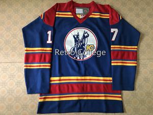 #17 SIMON NOLET 1 DENIS HERRON 9 WILF PAIEMENT KANSAS CITY SCOUTS Ice Hockey Jersey White Throwback Embroidery Stitched Custom any Number