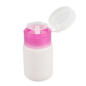 Dispenser di sapone liquido portatile 60 ml/120 ml Bottiglia vuota trasparente per pompa Contenitore detergente per rimozione smalto per unghie in plastica
