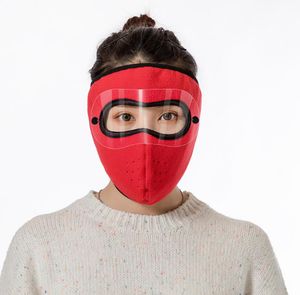 Зимние маски для лица мужчины женщины на открытом воздухе лыжи защиты лицом к лицу велосипед велосипед мотоцикл теплый ветрозащитный головные уборы маска наушники GGC4543