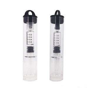 Plastic Tube Packaging Luer Lock Head Bag Fuel Injector Glass Syringe Injectors Pump for Oil Vaporizers Disposable Syringes Dab Tools