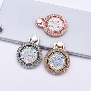 Diamond Bling Metal Finger Ring Holder 360 degree Cell phone Stand Bracket for iphone 11 12 13 samsung Huawei