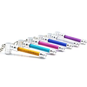 2021 Colorful Unique Design Metal Smoke Pipe Creative Portable Tobacco Tiny Foldable Smoking Cigarette Pipes Accessories