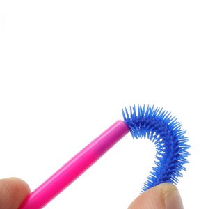 Disposable eyelash brushes 50 pcs a bag Planting grafting silicone brush Eyebrow curl Portable lash makeup tools new goods