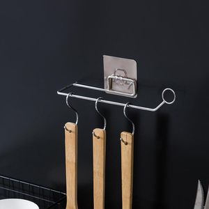 Towel Racks Toilet Kitchen Self-adhesive Roll Holder Stand Organizer Rack Cabinet Paper Storage Tissue Hanger Bathroom