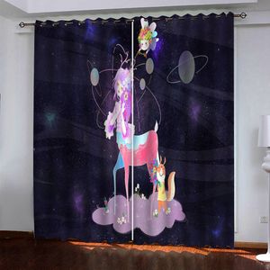 2021 European Blackout Curtains Printing 3D For Living Room Bedroom Hotel Home KTV abstract Curtain Decoration