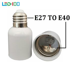 Wholesale e40 lamp holder for sale - Group buy E27 To E40 Bulb Heat Resistant Accessories Adapter Lamp Holder Converter Lightweight Medium Light Socket Fireproof Screw