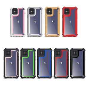 Transparent Clear Rugged Space Cases Case for iphone 6 6s 7 8 Plus X XS XR 11 12 Pro Max 13 Cover