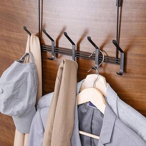 Hooks & Rails Door Hanging Hook Bathroom Kitchen Organizer Rack Clothes Coat Hats Bags Holder Tie Scarf Key Wall Hanger Towel Shelf