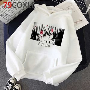 Hot japonês anime caçador x caçador hoodies homens kawaii kilua dos desenhos animados hisoka gráfico streetwear unisex tops macho H0909