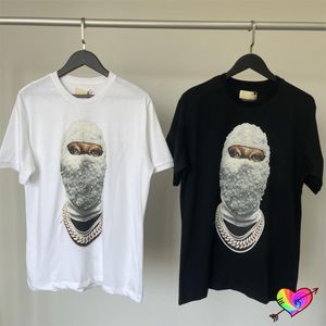 Camisetas Masculinas 2021 IH NOM UH NIT Paris Masculino Feminino Máscara Frontal de Alta Qualidade Manga Curta Manga Curta